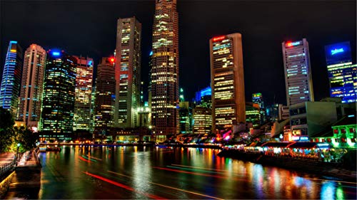 ClassicJP DIY Puzzles 1000 Teile Singapore Night View für erwachsenes Kinderfestgeschenk ClassicJP DIY Puzzles 1000 Teile Singapore Night View für erwachsenes Kinderfestgeschenk von ClassicJP