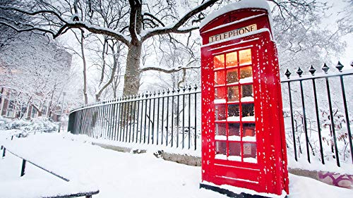 ClassicJP DIY Spiel Für Kind Erwachsene Spielzeug Geschenk Englischer Telefonzellewinter, Schnee Puzzle 1000Stück Puzzles ClassicJP DIY Spiel Für Kind Erwachsene Spielzeug Geschenk Englischer Telefonzellewinter, Schnee Puzzle 1000Stück Puzzles von ClassicJP