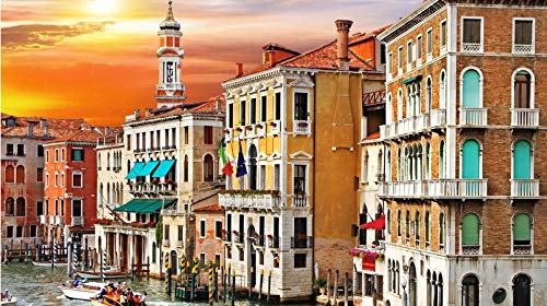 ClassicJP Für Kind Erwachsene Spielzeug Geschenk DIY Spiel Puzzle Farbe Venice Corner Puzzle 1000 Stück Puzzles ClassicJP Für Kind Erwachsene Spielzeug Geschenk DIY Spiel Puzzle Farbe Venice Corner Puzzle 1000 Stück Puzzles von ClassicJP