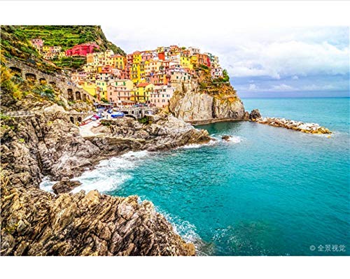 ClassicJP Für Kind Erwachsene Spielzeug Geschenk DIY Spiel Puzzle Malerische Aussicht Auf Bunten Dorf Manarola In Cinque Terre Puzzle 1000 Stück Puzzles ClassicJP Für Kind Erwachsene Spielzeug Geschenk DIY Spiel Puzzle Malerische Aussicht Auf Bunten Dorf Manarola In Cinque Terre Puzzle 1000 Stück Puzzles von ClassicJP
