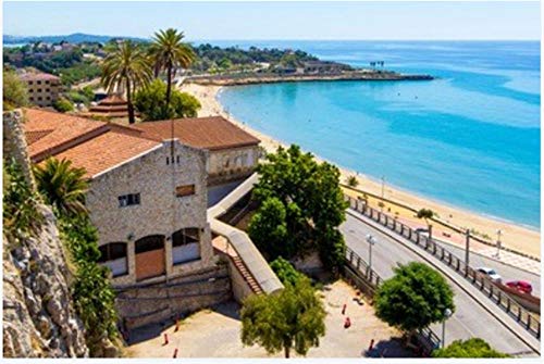 ClassicJP Puzzle 1000 Teile Landschaftsküstenlinie Von Costa Dorada-Umgebungen Von Salou Für Erwachsene Kind Über 14 Jahre ClassicJP Puzzle 1000 Teile Landschaftsküstenlinie Von Costa Dorada-Umgebungen Von Salou Für Erwachsene Kind Über 14 Jahre von ClassicJP