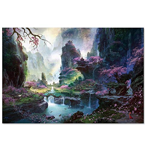 ClassicJP Puzzle Für Erwachsene 1000 Stück Waldbach, Natürliche Landschaft Spielzeug Hobby Jigsaw ClassicJP Puzzle Für Erwachsene 1000 Stück Waldbach, Natürliche Landschaft Spielzeug Hobby Jigsaw von ClassicJP