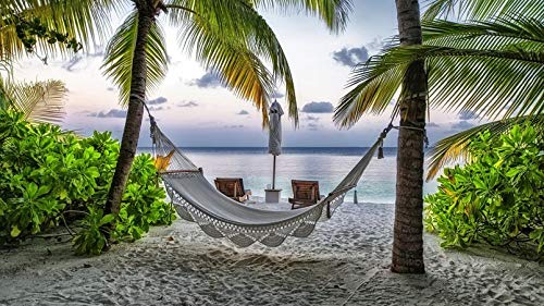 ClassicJP Puzzle Für Kinder Erwachsene Strand Palmen Sand Ozean Exotisch 1000 Stück Psychedelische Stichsäge ClassicJP Puzzle Für Kinder Erwachsene Strand Palmen Sand Ozean Exotisch 1000 Stück Psychedelische Stichsäge von ClassicJP