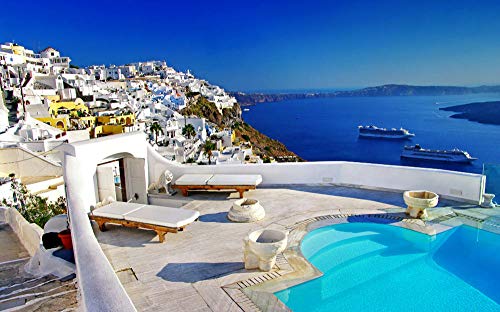 ClassicJP Puzzle Puzzle 1000Teile Santorini Oia Griechenland Für Erwachsene Erwachsene DIY Kunst ClassicJP Puzzle Puzzle 1000Teile Santorini Oia Griechenland Für Erwachsene Erwachsene DIY Kunst von ClassicJP