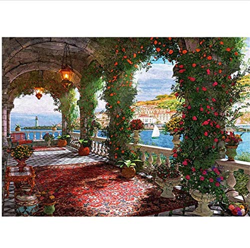 ClassicJP Puzzle-Puzzles 1000 Teile Romantische Promenade DIY Kunst für Erwachsene Erwachsene ClassicJP Puzzle-Puzzles 1000 Teile Romantische Promenade DIY Kunst für Erwachsene Erwachsene von ClassicJP