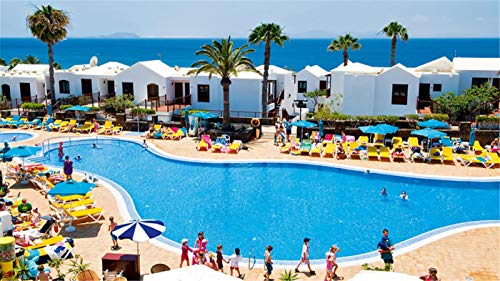 ClassicJP Puzzles 1000 Pieces Holiday Village Flamingo Beach Für Erwachsene Geschenk ClassicJP Puzzles 1000 Pieces Holiday Village Flamingo Beach Für Erwachsene Geschenk von ClassicJP