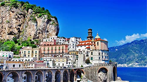ClassicJP Puzzles 1000 Teile Puzzles Positano Landschaft, Meer, Blauer Himmel Für Erwachsene Geschenk ClassicJP Puzzles 1000 Teile Puzzles Positano Landschaft, Meer, Blauer Himmel Für Erwachsene Geschenk von ClassicJP