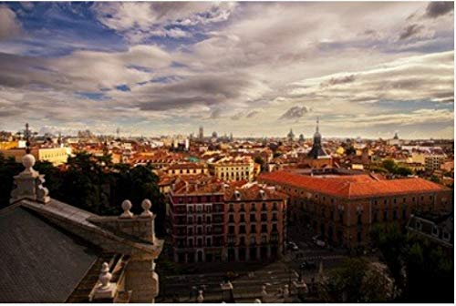 ClassicJP Puzzles 1000 Teile Puzzles Schöne Madrid-Stadtszene Mit Ansicht des Bewölkten Himmels Vom Hohen Dynamikbereich des Dachs Für Erwachsene Geschenk ClassicJP Puzzles 1000 Teile Puzzles Schöne Madrid-Stadtszene Mit Ansicht des Bewölkten Himmels Vom Hohen Dynamikbereich des Dachs Für Erwachsene Geschenk von ClassicJP