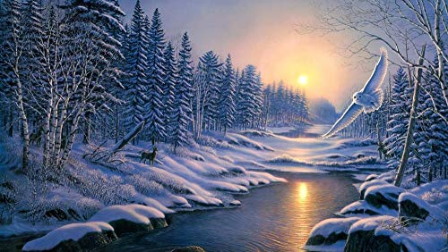 Für Erwachsene Puzzle Flüsse Teiche Und Bäche Schnee Winter Puzzle 1000 Teile DIY Kunst Für Erwachsene Puzzle Flüsse Teiche Und Bäche Schnee Winter Puzzle 1000 Teile DIY Kunst von ClassicJP