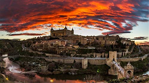 Puzzle Erwachsene Puzzle 1000 Teile Toledo Spanien Landschaft Himmel Nacht Fluss Burg Für Erwachsene Kinder Puzzle Erwachsene Puzzle 1000 Teile Toledo Spanien Landschaft Himmel Nacht Fluss Burg Für Erwachsene Kinder von ClassicJP