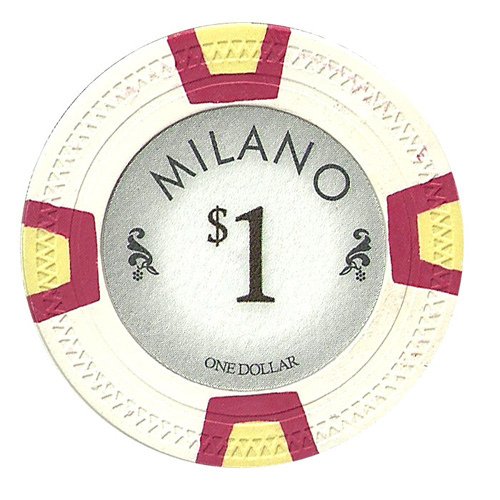 Claysmith Gaming $1 Clay Composite 10 Gramm Milano Poker Chips - Hülse von 25 Claysmith Gaming $1 Clay Composite 10 Gramm Milano Poker Chips - Hülse von 25 von Claysmith Gaming