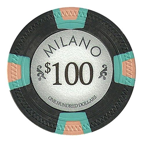 Claysmith Gaming $100 Clay Composite 10 Gramm Milano Poker Chips - Hülse von 25 Claysmith Gaming $100 Clay Composite 10 Gramm Milano Poker Chips - Hülse von 25 von Claysmith Gaming