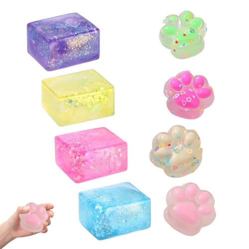 8 Stück Set Anti Stress Spielzeug 4 Stück Fufu Squishy Und 4 Stück Fidget Cube Für Angst Und Stressabbau,Farben Zufällig Senden 8 Stück Set Anti Stress Spielzeug 4 Stück Fufu Squishy Und 4 Stück Fidget Cube Für Angst Und Stressabbau,Farben Zufällig Senden von ClcIosis