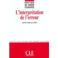 L'Interpretation de L'Erreur von Cle International