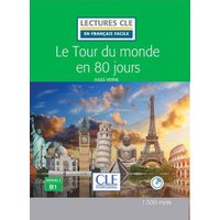 Le Tour du monde en 80 jours - Livre + CD MP3 von Cle International