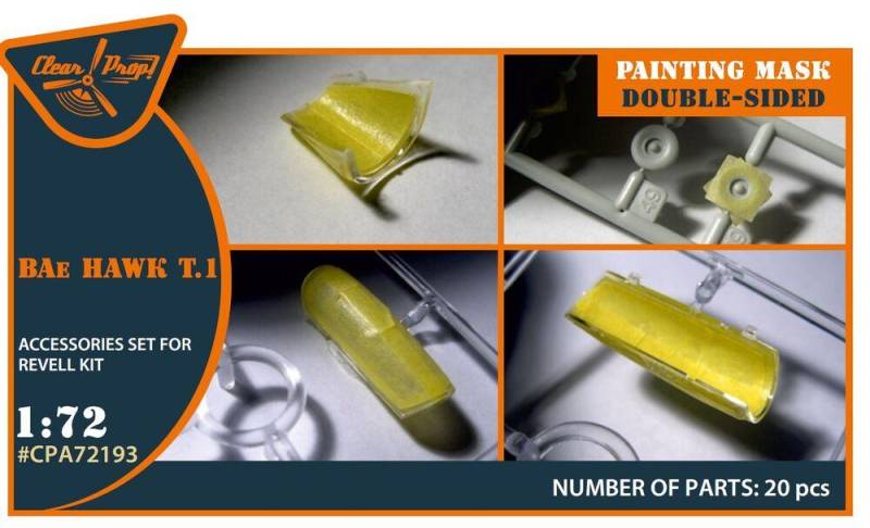 Bat HAWK T.1 - Double-sided painting mask [Revell] von Clear Prop