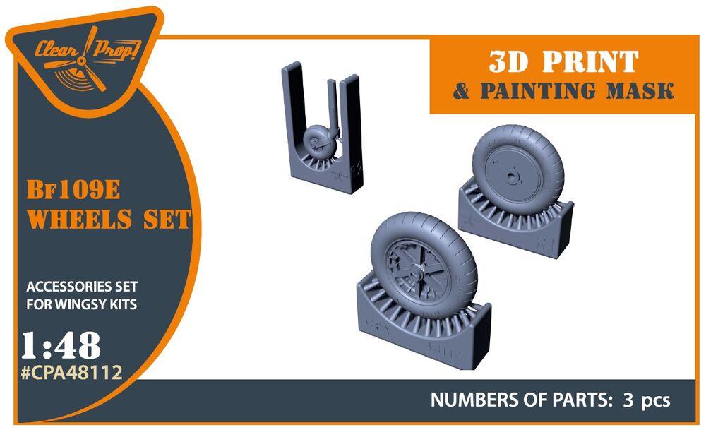 Bf-109E - Wheels set [Wingsy Kits] von Clear Prop