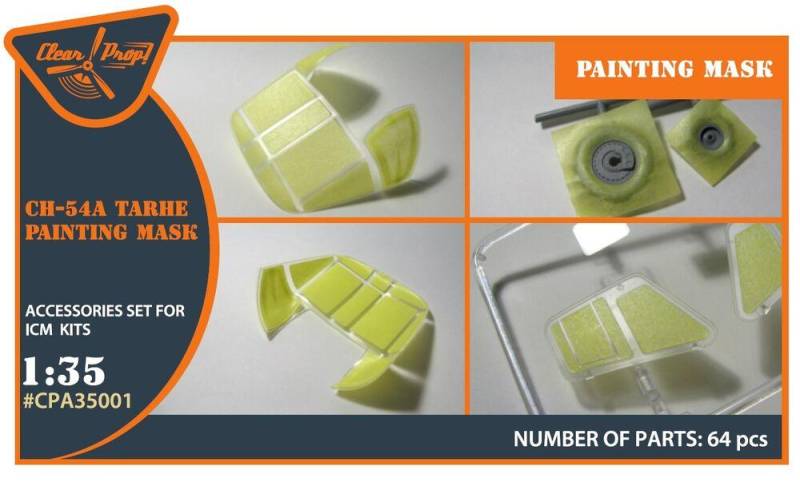 CH-54 - Painting mask  [ICM] von Clear Prop