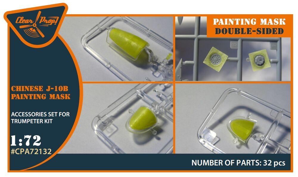 Chinese J-10B - Double-sided painting mask [Trumpeter] von Clear Prop