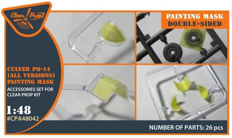 Culver PQ-14 (all versions) - Double-sided painting mask [Clear Prop] von Clear Prop