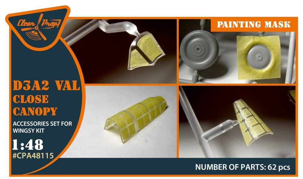 D3A2 VAL (close canopy) - Painting mask [Wingsy Kits] von Clear Prop