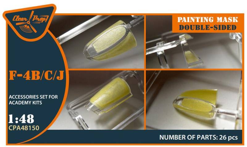 F-4B/C/J - Double-sided painting mask [Academy] von Clear Prop