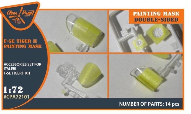 F-5E Tiger II - Painting mask [Italeri] von Clear Prop