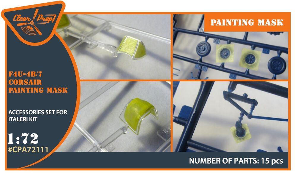 F4U-4B/7 Corsair - Painting mask [Italeri] von Clear Prop