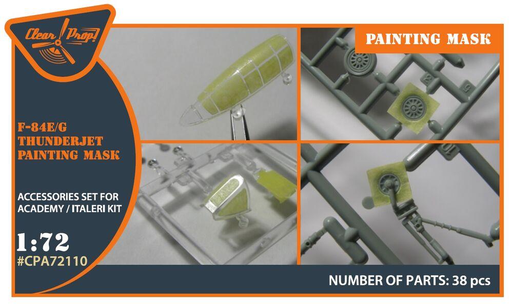 F84E/G Thunderjet - Painting mask [Italeri] von Clear Prop