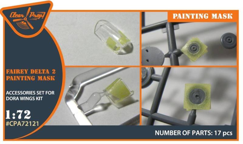 Fairey Delta 2 - Painting mask [Dora Wing] von Clear Prop