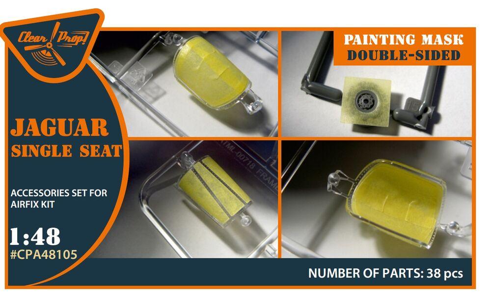 Jaguar Single seat - Double-sided painting mask [Airfix] von Clear Prop