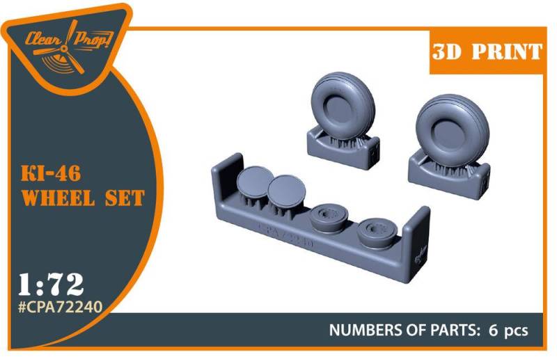 Ki-46 - Wheel set Ki-46 - Wheel set von Clear Prop