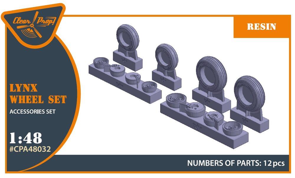 Lynx - Wheel set [Airfix] von Clear Prop