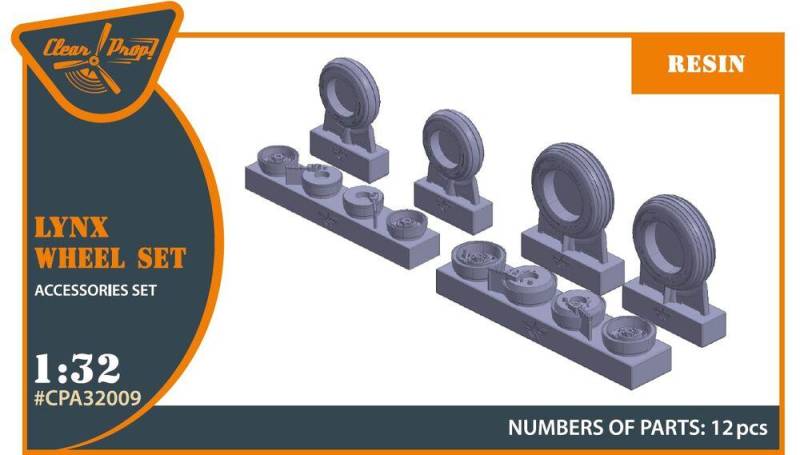 Lynx - Wheel set [Revell] von Clear Prop