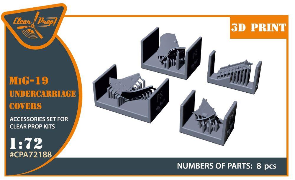 MiG-19 - Undercarriage covers [Clear Prop] von Clear Prop