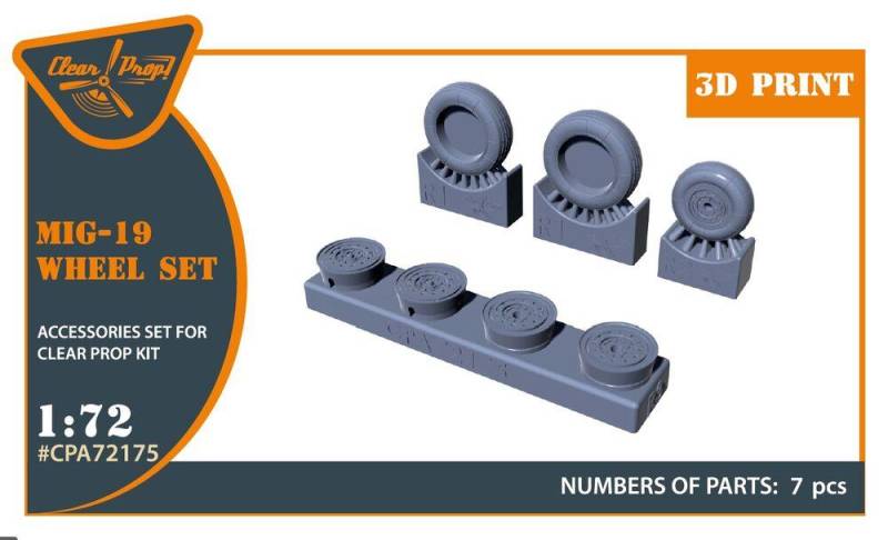 MiG-19 - Wheel set [Clear Prop] von Clear Prop