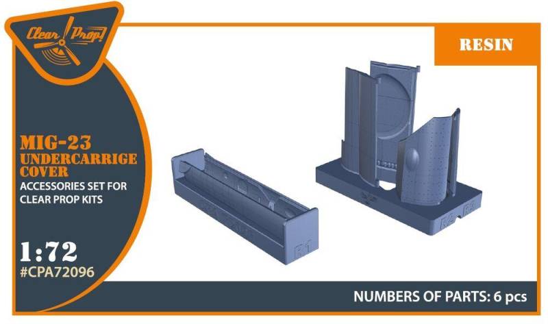 MiG-23 - Undercarriage covers [Clear Prop] von Clear Prop