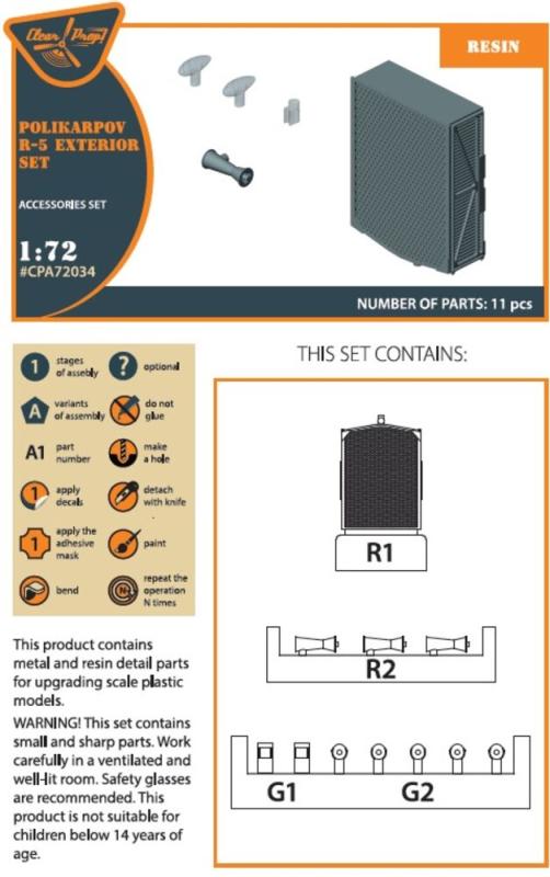 Polikarpov R-5 - Exterior set [AMG] von Clear Prop