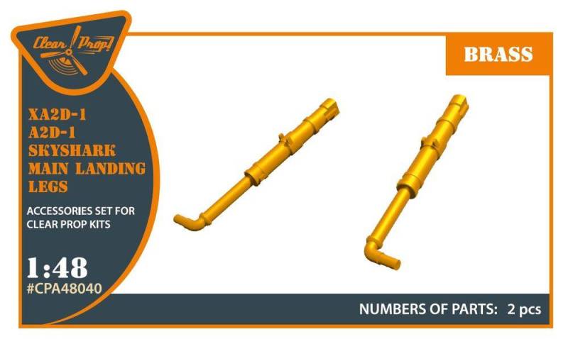 XA2D-1, A2D-1 Skyshark - Main landing legs [Clear Prop] von Clear Prop
