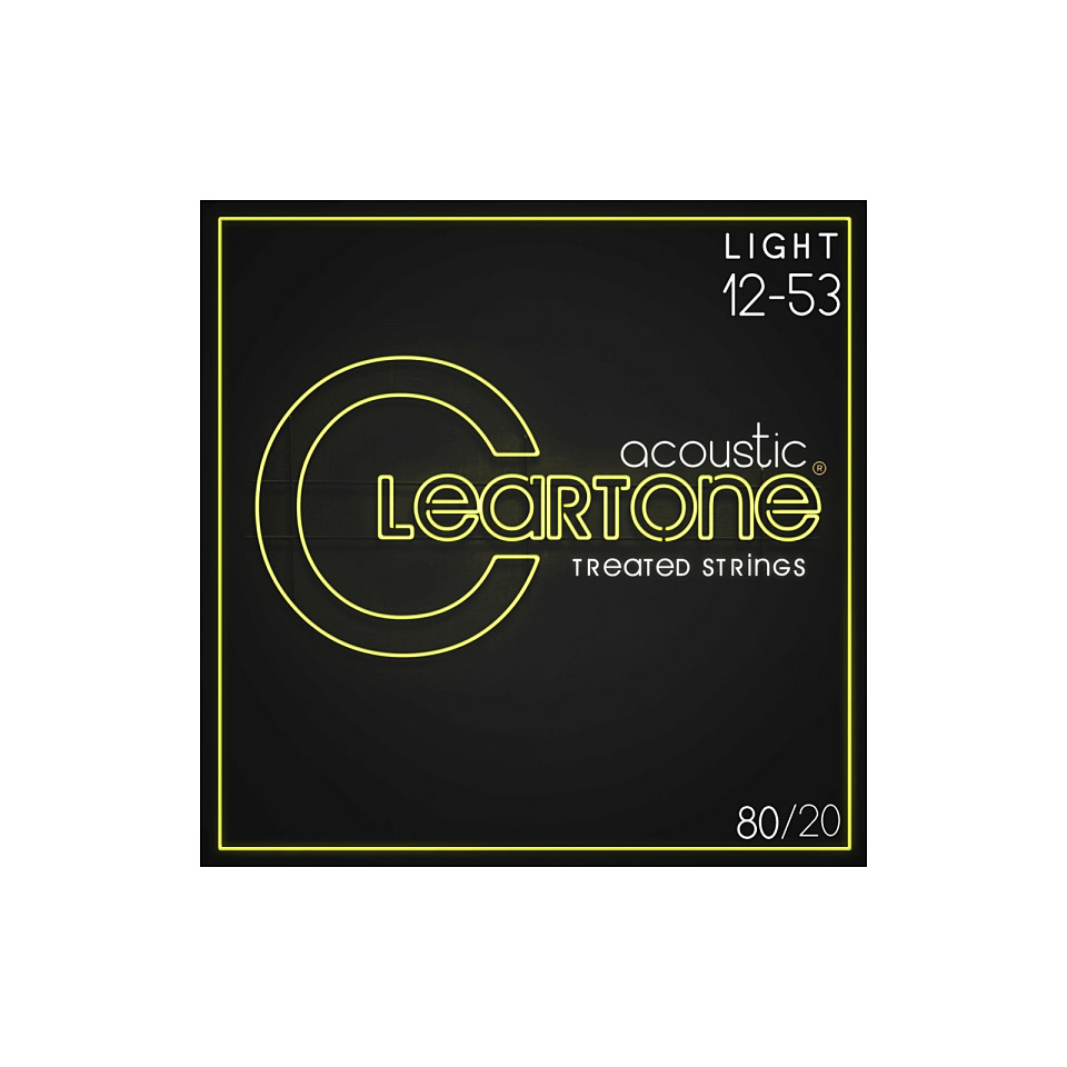 Cleartone Acoustic 80/20 Bronze Light 12-53 Saiten Westerngitarre Cleartone Acoustic 80/20 Bronze Light 12-53 Saiten Westerngitarre von Cleartone
