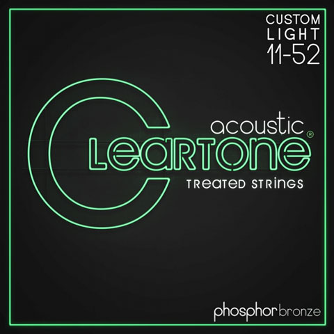 Cleartone Acoustic Phos-Bronze Custom Light 11-52 Saiten von Cleartone