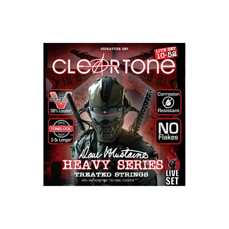 Cleartone Dave Mustaine Live 10-52 Saiten E-Gitarre von Cleartone