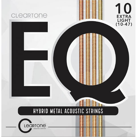 Cleartone EQ Hybrid Metal Acoustic Strings 10-47 Saiten Westerngitarre von Cleartone