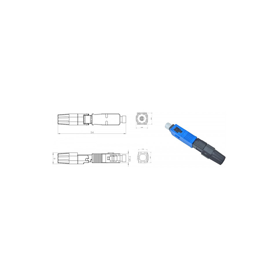 Cleerline SSF SSF-SC-MMFPC-10/10er Pack Glasfaser-Verbinder Cleerline SSF SSF-SC-MMFPC-10/10er Pack Glasfaser-Verbinder von Cleerline SSF