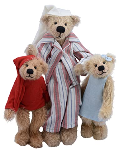Clemens-Spieltiere Clemens Teddy Gute-Nacht-Geschichte 28 cm limitiert mit Kindern Bär von Clemens-Spieltiere