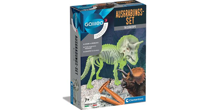 Ausgrabungsset Galileo Triceratops von Clementoni