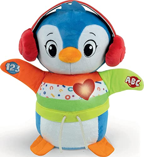 Baby Clementoni Tanz-mit-mir Pinguin für Kleinkinder ab 12 Monaten - Interaktives Babyspielzeug mit Musik & Lichteffekten, tanzendes und singendes Lernspielzeug, 59287 von Clementoni von Clementoni