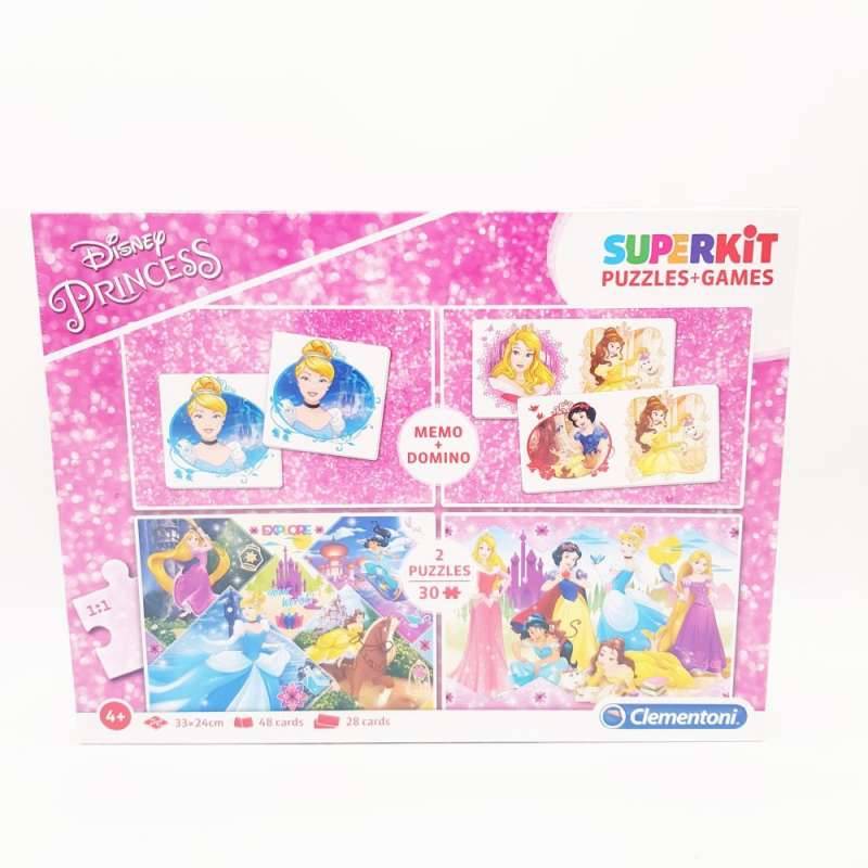 CLEMENTONI „Disney Princess“ Memo + Domino & 2 Puzzles von Clementoni