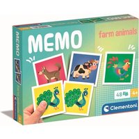 CLEMENTONI 18316 Memo Kompakt - Farmtiere von Clementoni