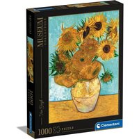 CLEMENTONI 31438 Puzzle Museum 1000 Teile Van Gogh - Vase mit Sonnenblumen CLEMENTONI 31438 Puzzle Museum 1000 Teile Van Gogh - Vase mit Sonnenblumen von Clementoni